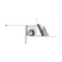 Hanah Home Estante de Pared Blanco Diamante 100x50 cm